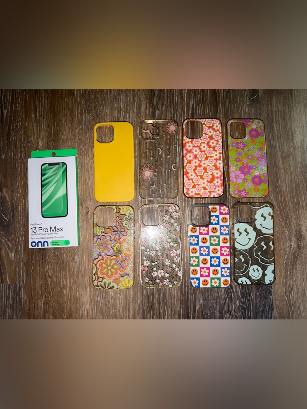 Assorted Yellow Floral iPhone 13 Pro Max Case - Compatible